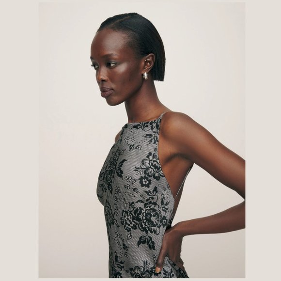 Reformation Adkins Dress | Lacy 🕸Silk🕸 🎉SALE🎀 NEW - Picture 9 of 14